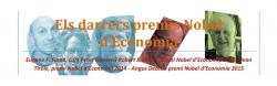 Els darrers premis Nobels d&#039;Economia