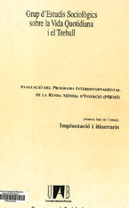 Avaluació del Programa Interdepartamental de la Renda Mínima d’Inserció (PIRMI)