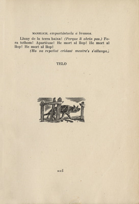 Gravats de Pablo Sanz Lafita a Terra baixa, d’Àngel Guimerà, [Barcelona]:
Col·lecció Taber, 1946. MAE .