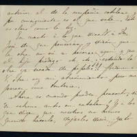 Carta de María Guerrero a Guimerà, probablement de 1894, en què li expressa el
seu malestar pel fet que Maria Rosa s’estreni abans en català que en castellà.
BC. 