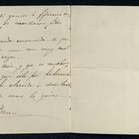 Carta de María Guerrero a Guimerà, probablement de 1894, en què li expressa el
seu malestar pel fet que Maria Rosa s’estreni abans en català que en castellà.
BC. 