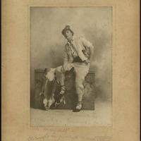 L’actor Hobart Bosworth en el paper de Manelic a Martha of the Lowlands el 1903. MAE.
