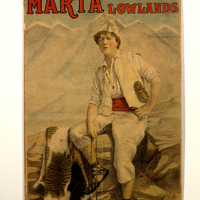 Cartell de Marta of the Lowlands amb l’actor Hobart Bosworth en el paper de Manelic. MAE.