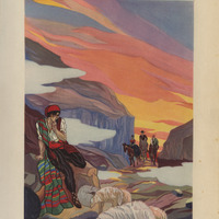 Dibuixos de Maurici de Vassal a Tierra baja, d’Àngel Guimerà, trad. de José Echegaray, Barcelona: Orbis, 1930. MAE.