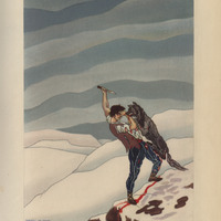 Dibuixos de Maurici de Vassal a Tierra baja, d’Àngel Guimerà, trad. de José Echegaray, Barcelona: Orbis, 1930. MAE.