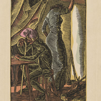 Gravats de Pablo Sanz Lafita a Terra baixa, d’Àngel Guimerà, [Barcelona]:
Col·lecció Taber, 1946. MAE .